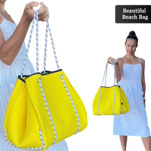 Neoprene Tote in Tuscan Yellow