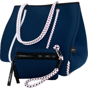 Neoprene Tote Bag - Sailor Blue