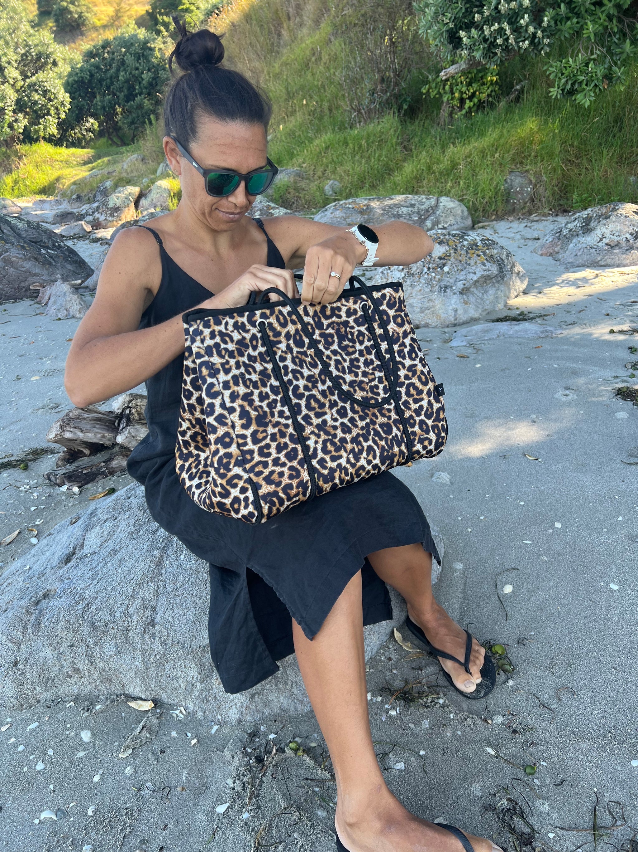 Sassy Safari Neoprene Tote Bag