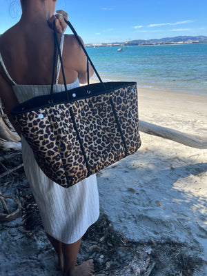 Neoprene Tote Bag Sassy Safari