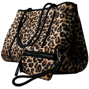 Neoprene Tote Bag Sassy Safari