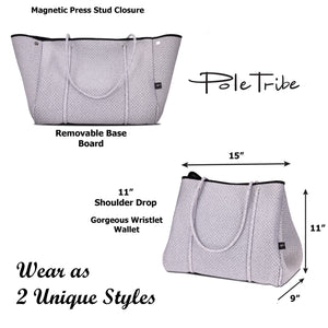 Neoprene Tote Bag - Cuddle Gray