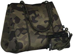 Neoprene Tote Bag Camo Couture