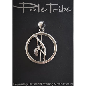 Pole Dance Pendant - Vertical Hyper-Split + Free Gift Pouch