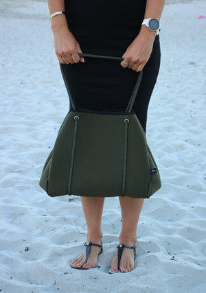 Neoprene Tote Bag Odd Olive