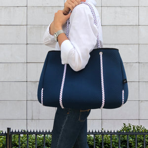 Neoprene Tote Bag - Sailor Blue