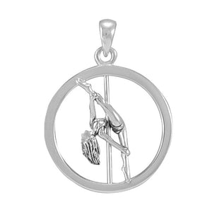 Pole Dance Pendant - Vertical Hyper-Split + Free Gift Pouch