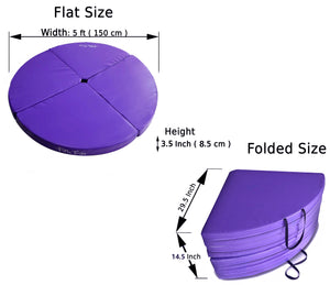 Premium Quality Pole Dance Mat in Vibrant Violet Purple
