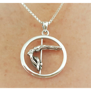 Pole Dance Pendant - Half Moon + Free Gift Pouch