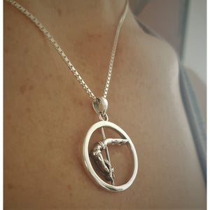 Pole Dance Pendant - Half Moon + Free Gift Pouch