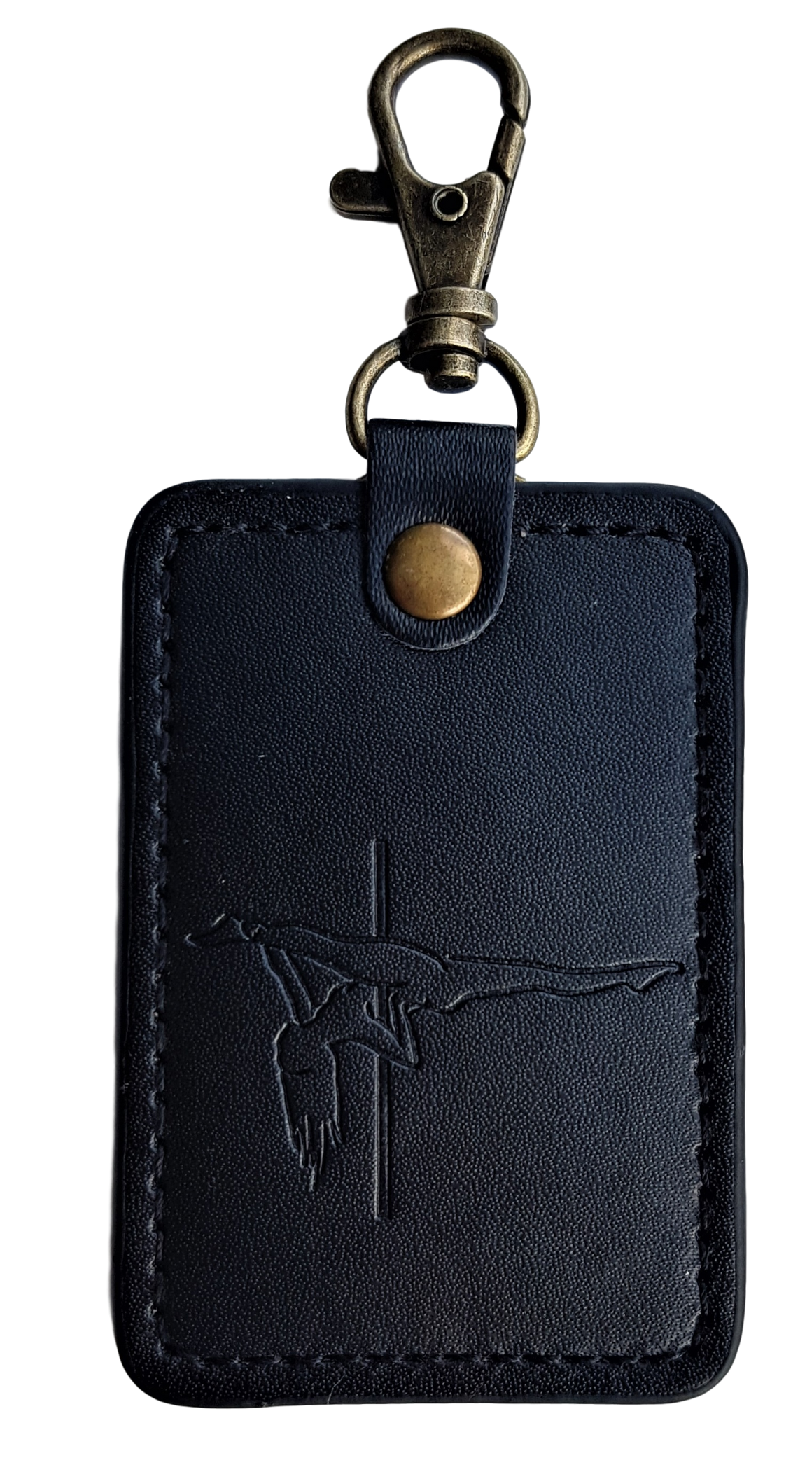 Pole Dance Key Ring - Jade Rectangle