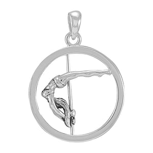 Pole Dance Pendant - Half Moon + Free Gift Pouch