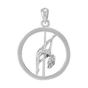 Pole Dance Pendant - Vertical Hyper-Split + Free Gift Pouch